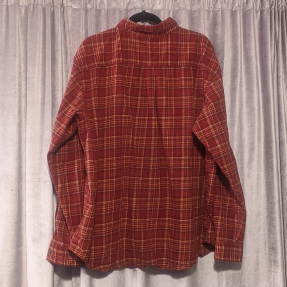 Columbia 🏞️ Red Plaid Fleece Shirt - Picture 2 of 5